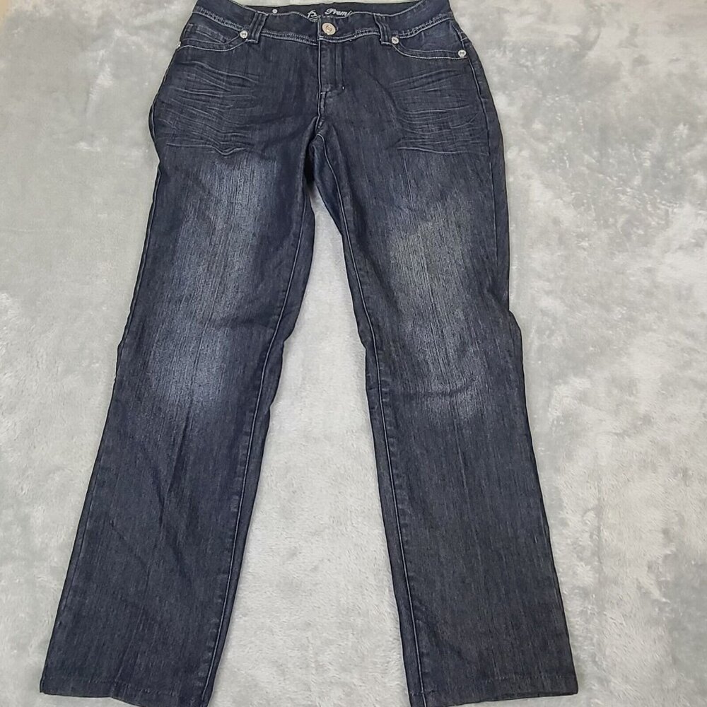 Women's Ashley‎ Stewart Denim Blue Jeans Size 14W Premium 34x31
